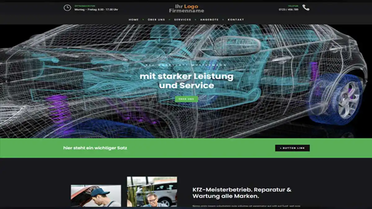 Website Auto-Werkstatt